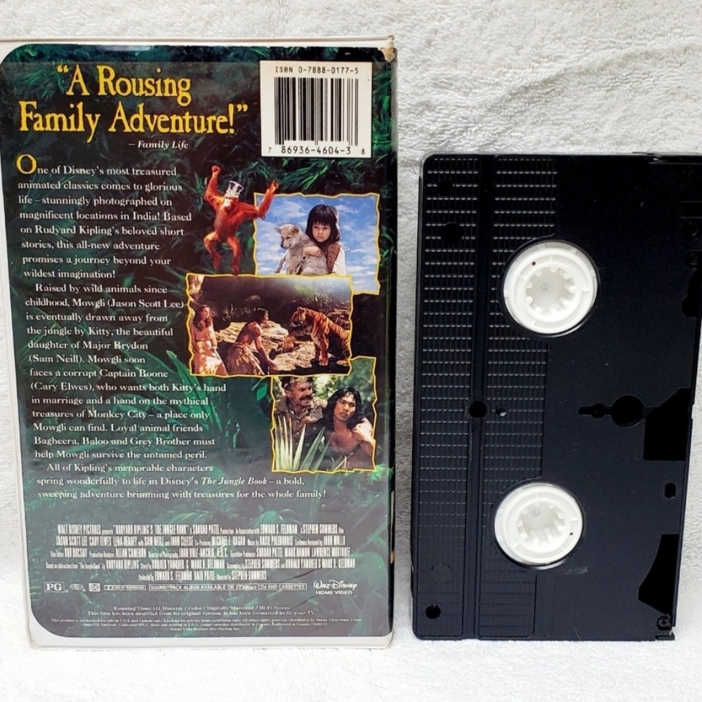 The Jungle Book VHS Tape Disney - Picture 2 of 4